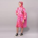 Kids Hooded Raincoat – Star Design