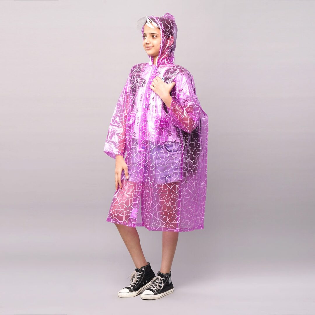 Kids Hooded Raincoat  Design SB62 Varsha Rainwear