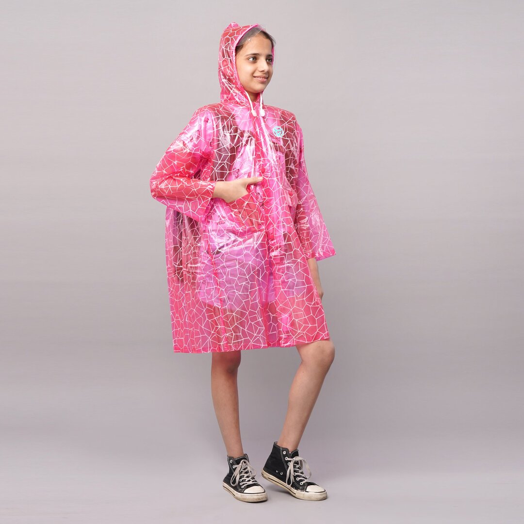 Kids Hooded Raincoat  Design SB62 Varsha Rainwear