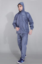 Rain Suit for Men - 1302 - Grey, XL