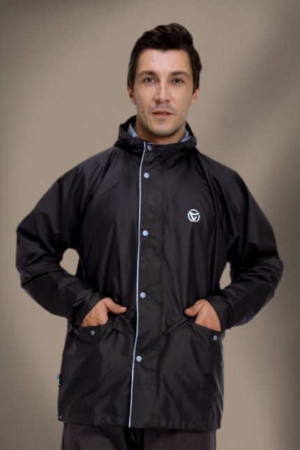 Reversible Double Layered Rain Suit for Men omega 1190
