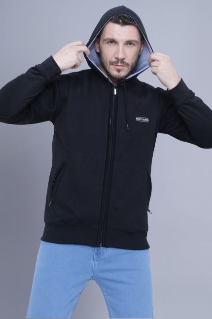 Whitearth Zypher - Fleece Zipper Hoodies for Men (M-500)