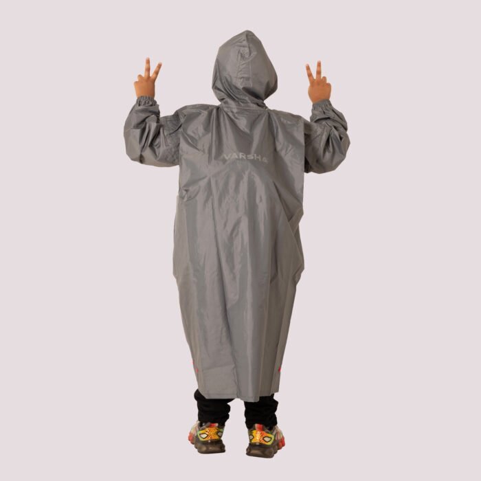 Kids Hooded Raincoat – Plain