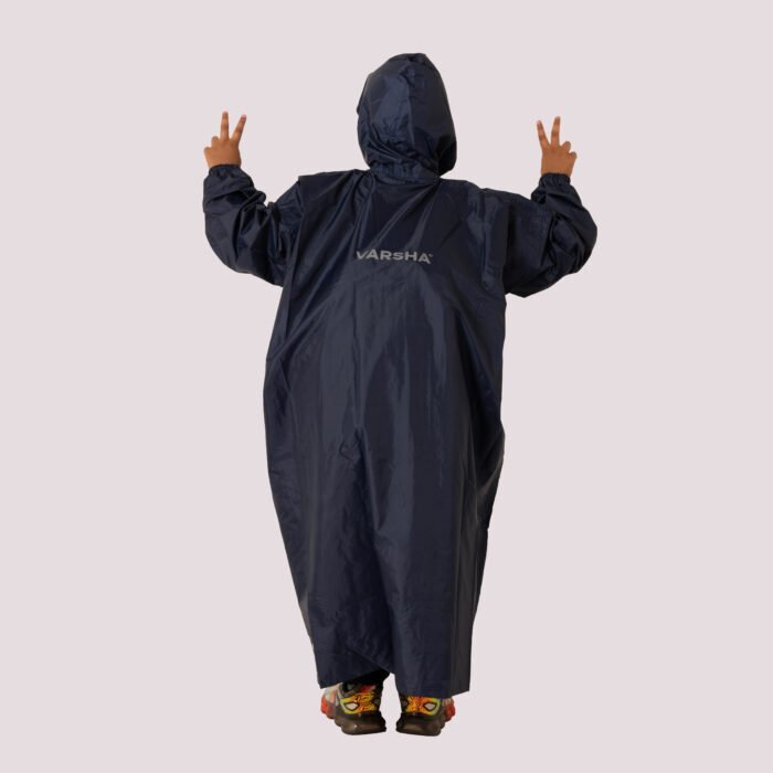 Kids Hooded Raincoat - Plain