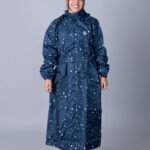 Varsha Empress - Nylon Waterproof Long Raincoat for Women