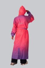 Ladies Raincoat - Gradient Print - Jungle green, L