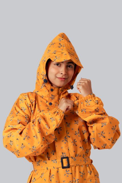 Ladies Raincoat – Flower Print
