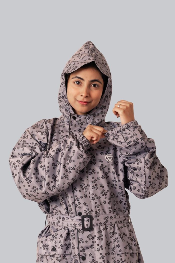 Ladies Raincoat - Flower Print