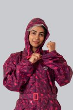 Ladies Raincoat – Geometric Design