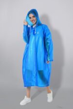 Unisex Rain Poncho with Small Dots