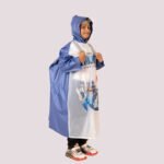 kids hooded raincoat cricket print
