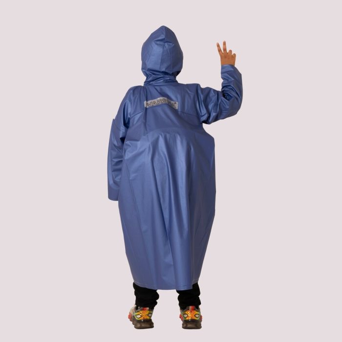 kids hooded raincoat cricket print