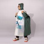 Kids Hooded Raincoat – Game Print