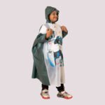 Kids Hooded Raincoat – Game Print
