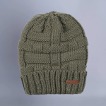 Plush - Woolen Weaved, Fur Lining Beanies  (GIF)
