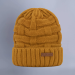 Plush - Woolen Weaved, Fur Lining Beanies  (GIF)