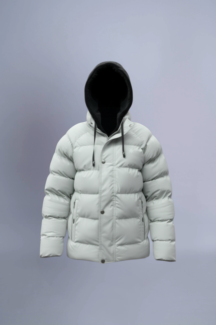 Whitearth Men's Puffer Jacket with Detachable Hood (J-1050)