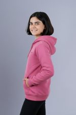 Halo - Fleece Zipper Hoodie for Girls (G-200) - Image 2